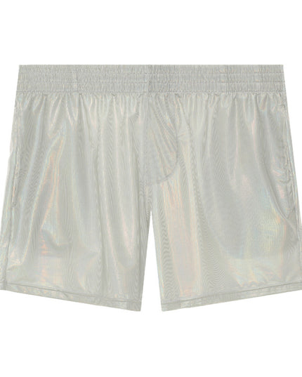 Men's Middle Pants Faux Leather