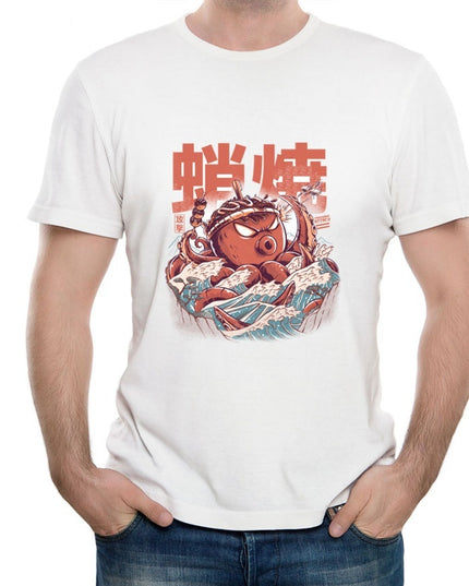 Japanese Harajuku food war short sleeve
