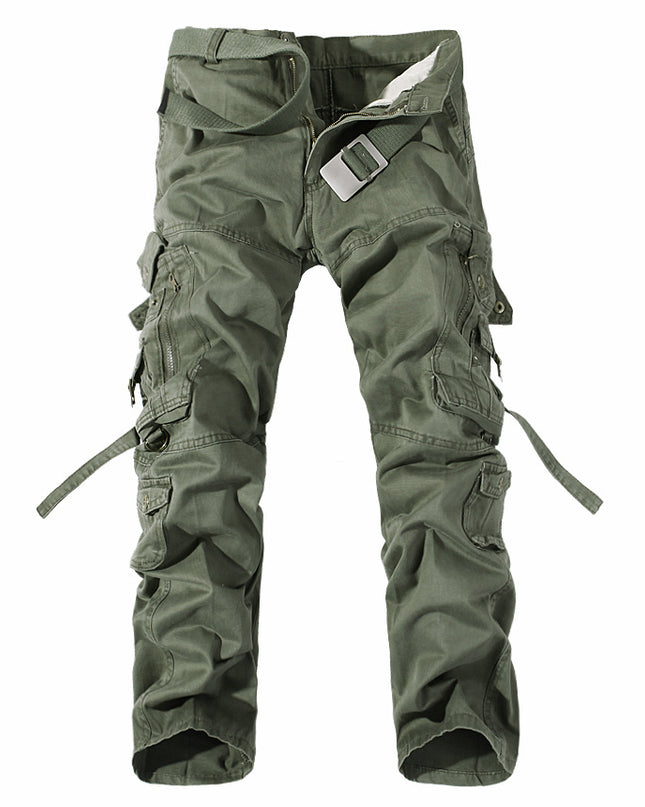 Men's Multi-pocket Cargo Pants Washed