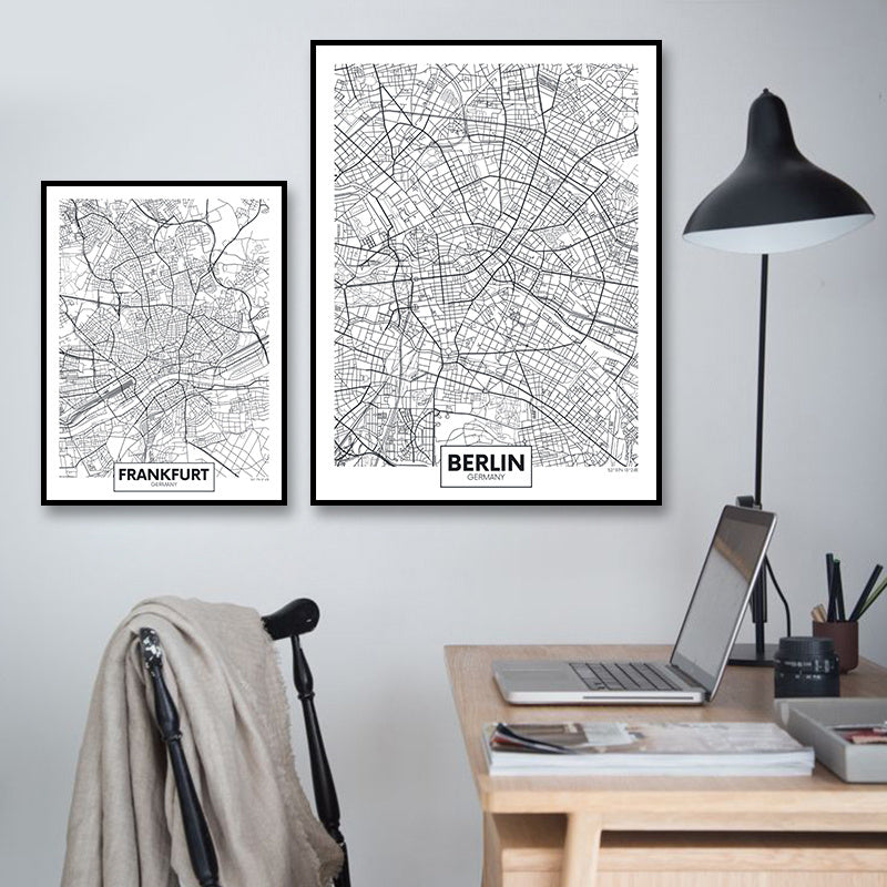 Fashion Home Decoration City Map