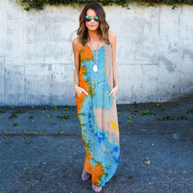 Tie-dye print dress - Image #0