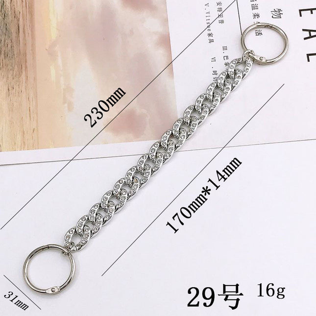 Acrylic Diamond Chain Sneakers Accessories