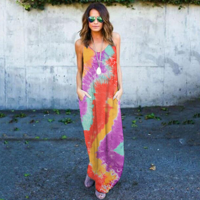 Tie-dye print dress - Image #0