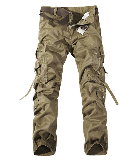 Men's Multi-pocket Cargo Pants Washed
