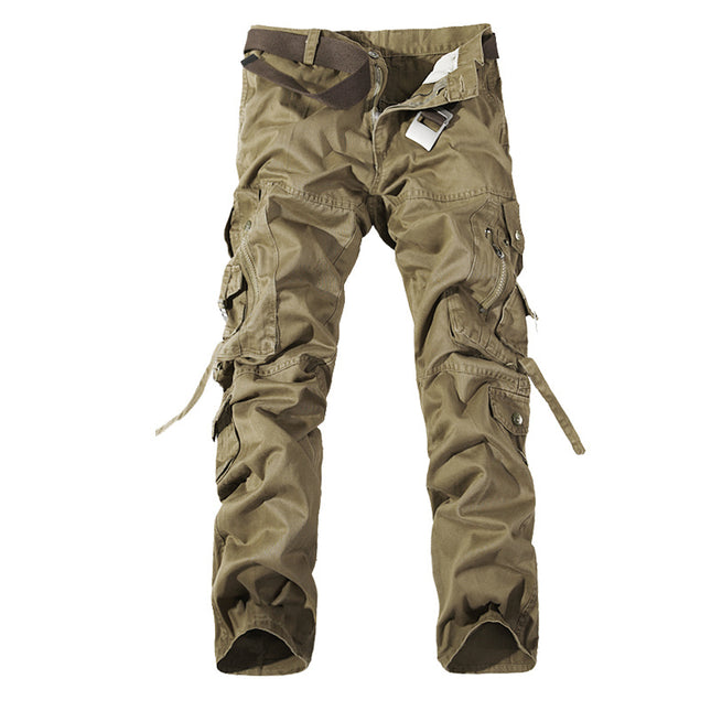 Men's Multi-pocket Cargo Pants Washed