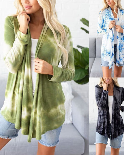 Tie-dye long-sleeved