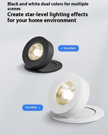 LED Embedded Folding Spotlight