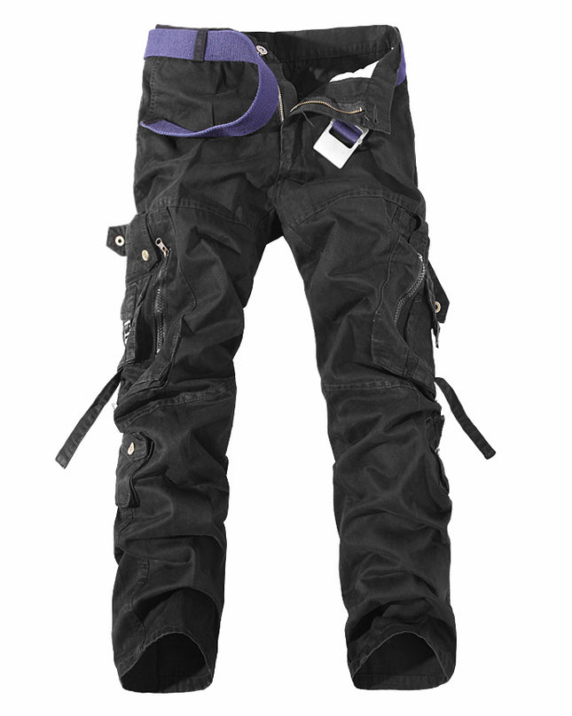 Men's Multi-pocket Cargo Pants Washed