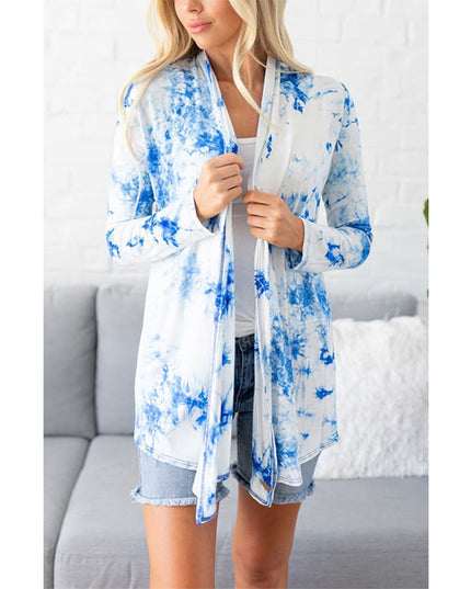 Tie-dye long-sleeved
