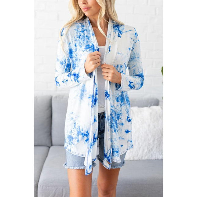 Tie-dye long-sleeved