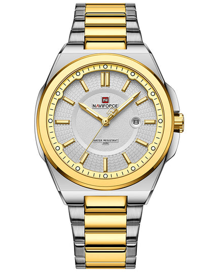 Elegant And Simple Men's Steel Band Watch