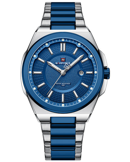 Elegant And Simple Men's Steel Band Watch