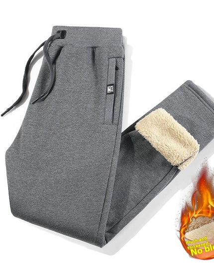 Men's Fleece-lined Thickened Dad Oversized