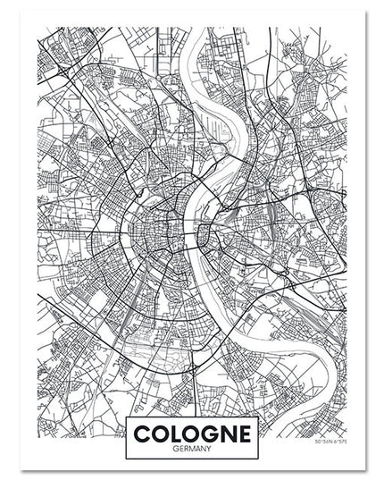 Fashion Home Decoration City Map