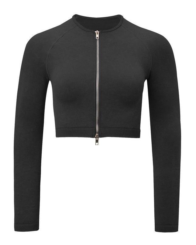 Shark Knit Seamless Fitness Yoga Long Sleeve Set