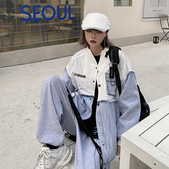 Embroidered Letters Men's And Women's Jackets