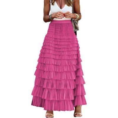 Layered Ruffles Cake Skirt  Women