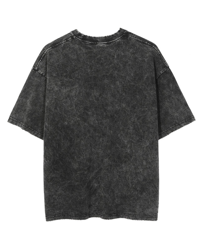Men's Summer Vintage Print T-Shirt OVERSIZE - Image #0