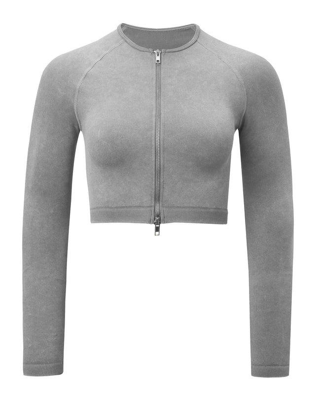 Shark Knit Seamless Fitness Yoga Long Sleeve Set