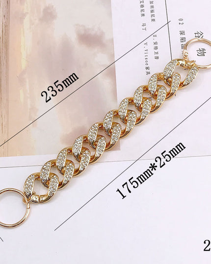 Acrylic Diamond Chain Sneakers Accessories