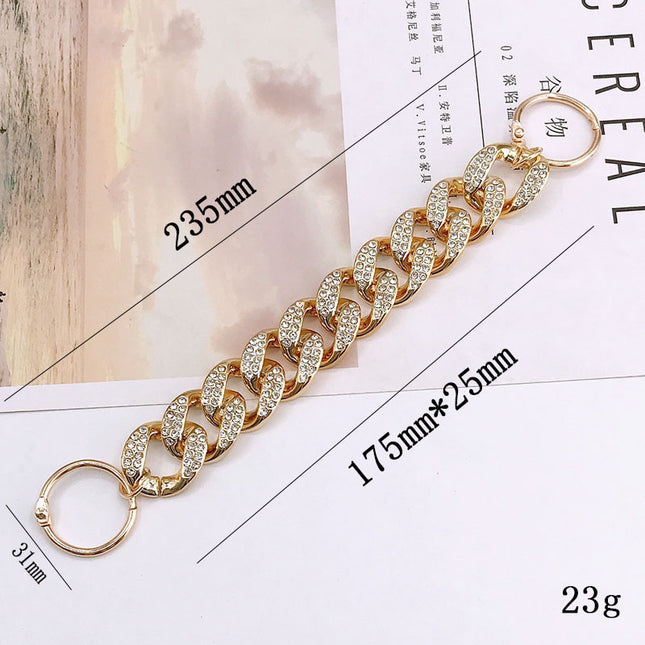 Acrylic Diamond Chain Sneakers Accessories