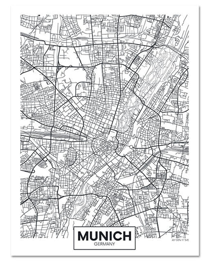 Fashion Home Decoration City Map