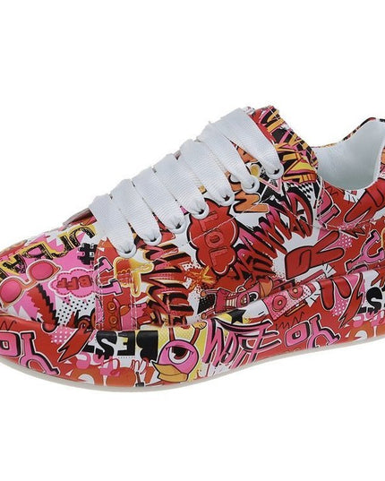 Women's Shoes Graffiti Sneakers Casual Sports