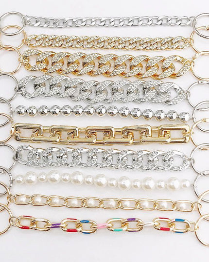 Acrylic Diamond Chain Sneakers Accessories