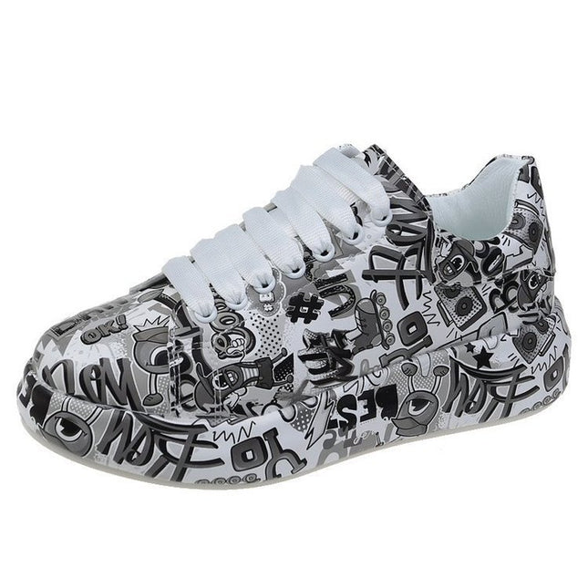 Women's Shoes Graffiti Sneakers Casual Sports