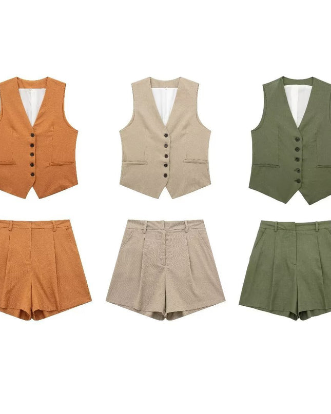 Women's Linen Blend Tank Top Casual
