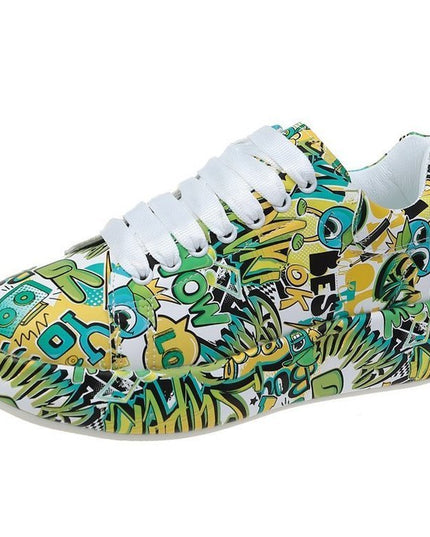 Women's Shoes Graffiti Sneakers Casual Sports