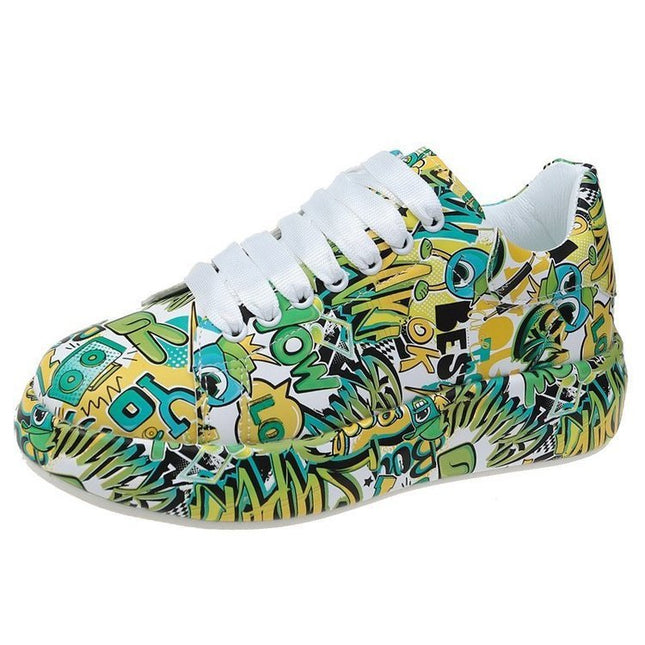 Women's Shoes Graffiti Sneakers Casual Sports