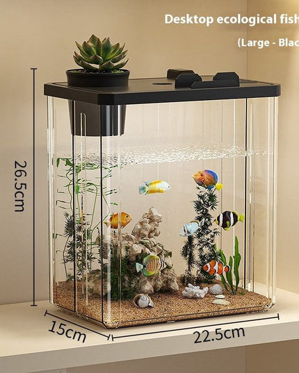 Desktop Small Fish Tank Landscape Thickening