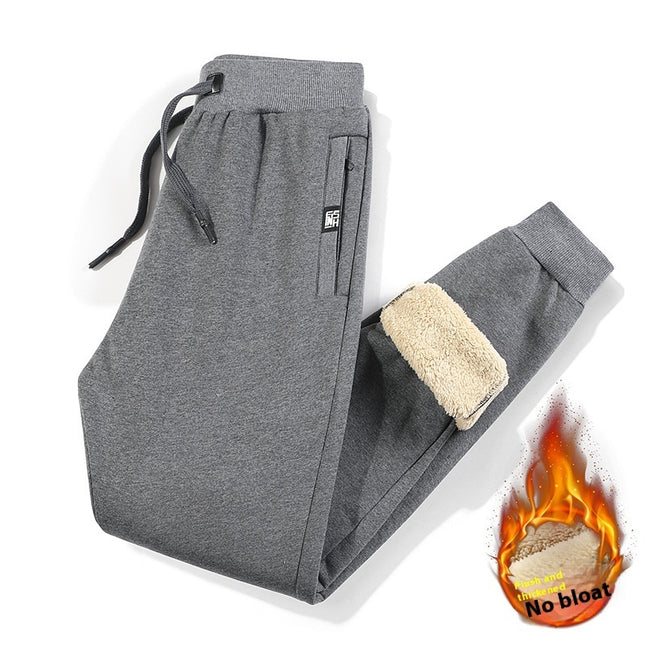 Men's Fleece-lined Thickened Dad Oversized