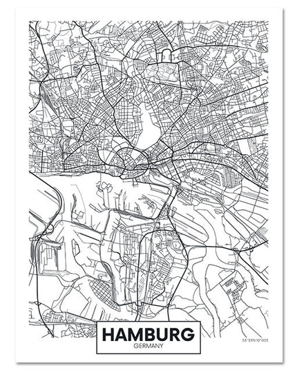 Fashion Home Decoration City Map