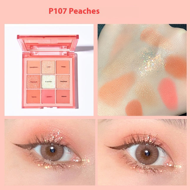 Nine Colors Eye Shadow Plate Stage Makeup